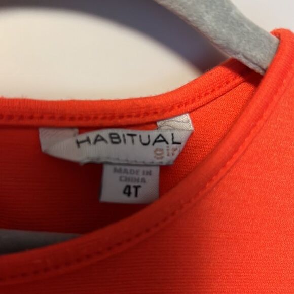 Habitual girl orange shorts flutter jumpsuit - Picture 3 of 3